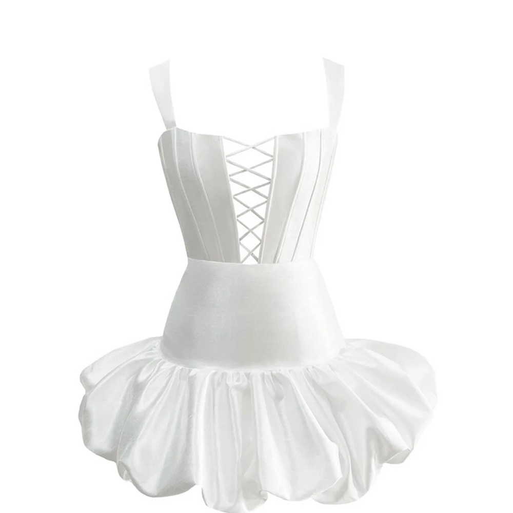 Xs white dress